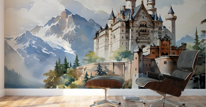 Neuschwanstein Castle 2 Wall Murals