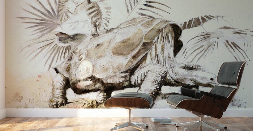 Galapagos Tortoise Wall Murals