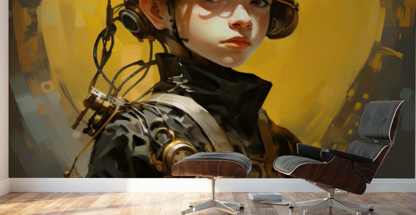 Steampunk The Future Wall Murals