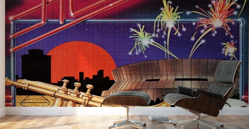 1982 NCAA Basketball Finals Program Cover Art Wall Murals