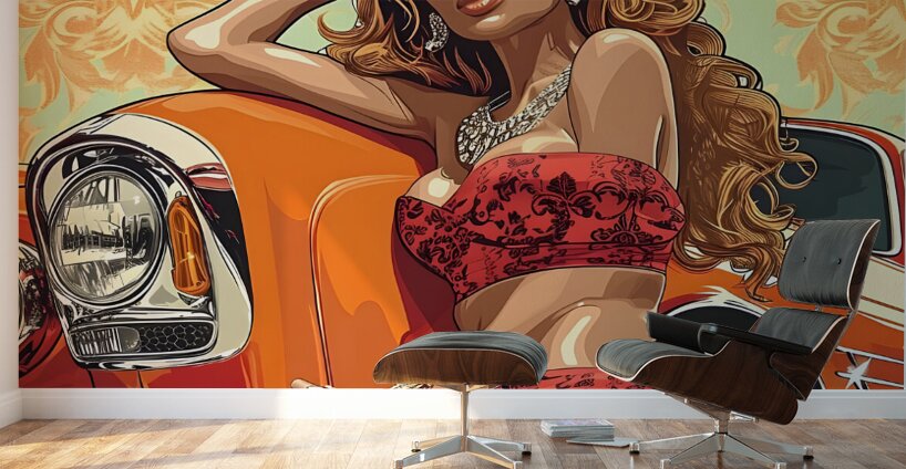 Luxury Woman 2 Wall Murals