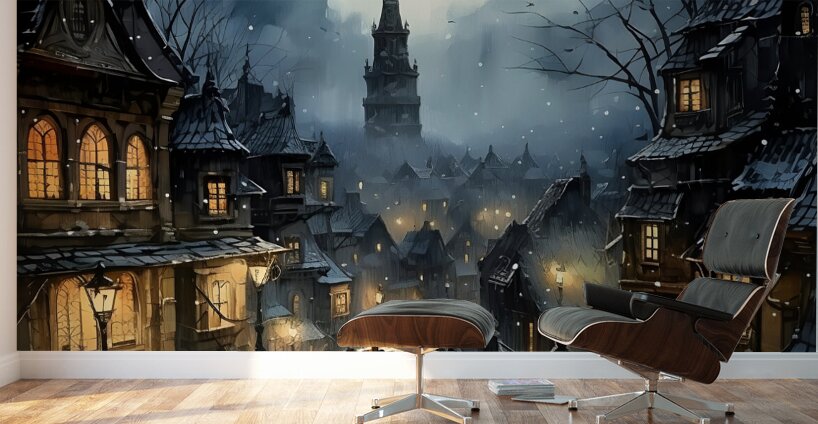 Urban Night 2 Wall Murals