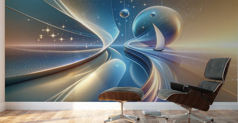 Sailing the Starlanes Wall Murals