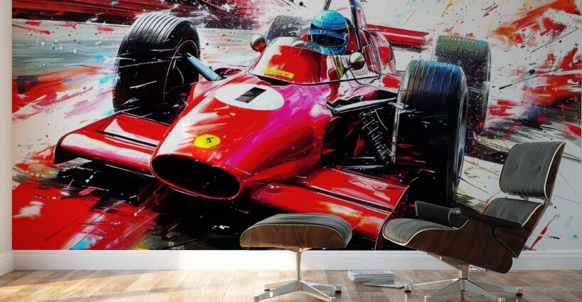 Auto Racing Events Wall Murals