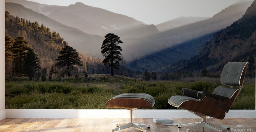 Beaming Peaks Wall Murals