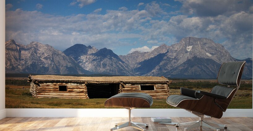 Grand Teton Cabin Wall Murals