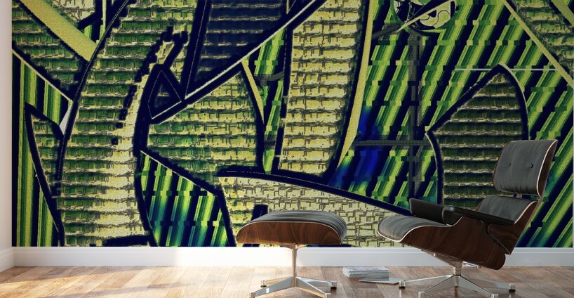Roller Coasterish Blades of Grass Wall Murals