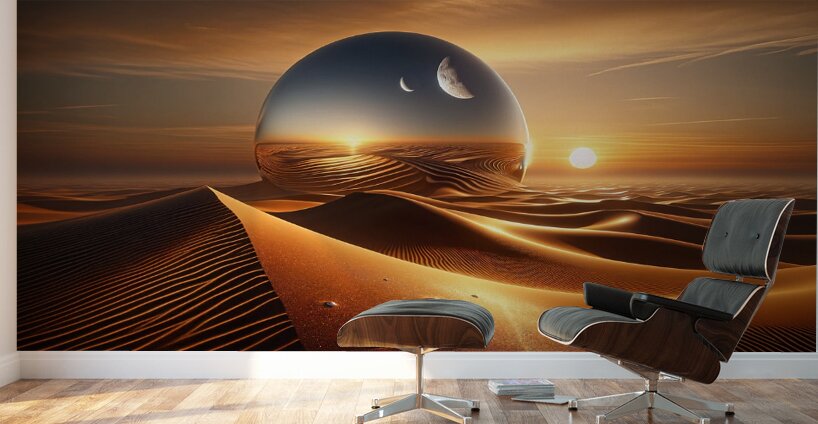 Oblique Continuations Wall Murals