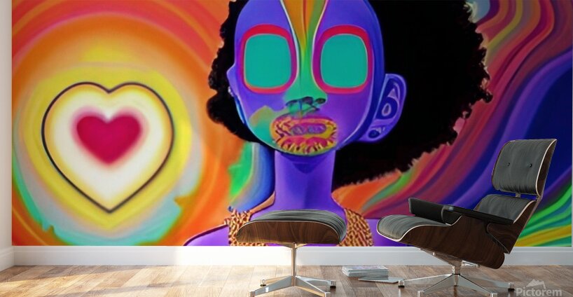 PsychodelicIndigoKid  1 Wall Murals