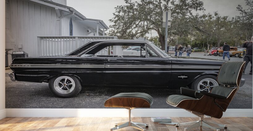 1965 Black Ford Falcon Sprint X2 5 Wall Murals