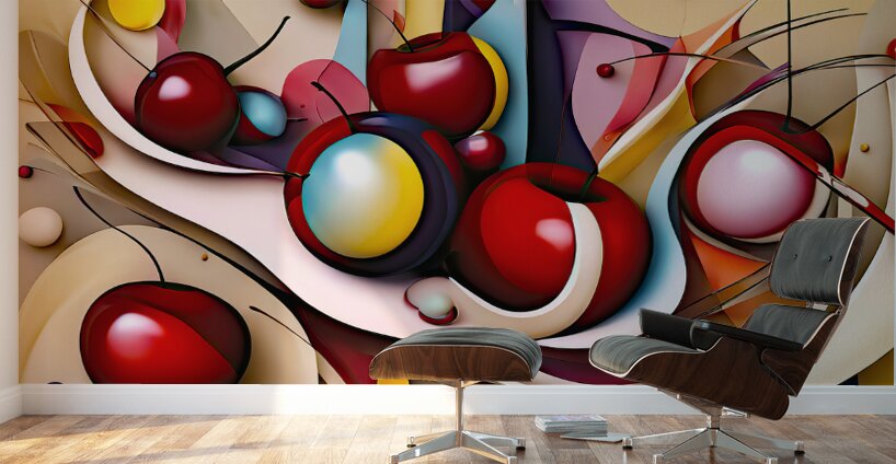 CHERRIES JUBILEE  Impression murale