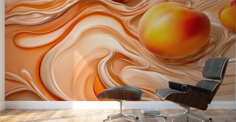 PEACHES & CREAM Wall Murals
