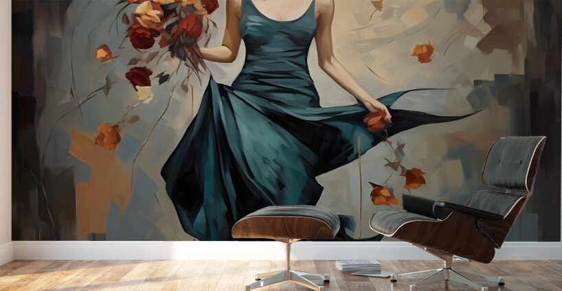 Her Flowers 2 Wall Murals