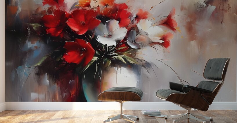 Her Flowers Wall Murals
