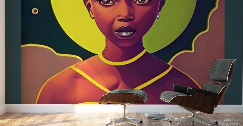 THE BLACK WOMB MAN EARTH AURUA 4 Wall Murals