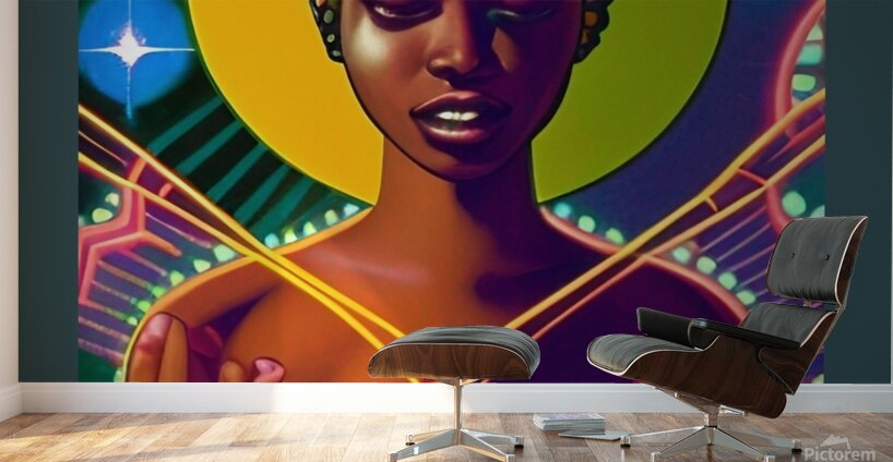 THE BLACK WOMB MAN EARTH AURUA 6 Wall Murals