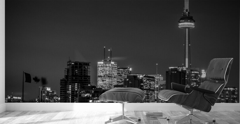 toronto skyline at night  square 417 Maple 13k.jp Wall Murals