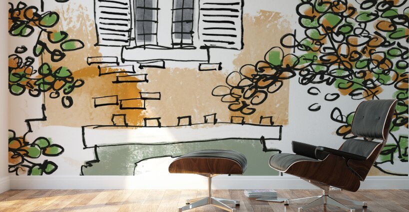 1. Village Wall Murals