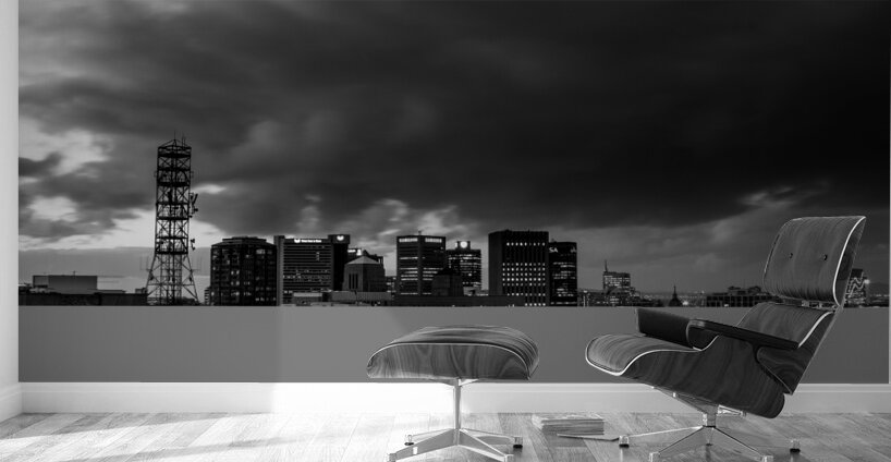 cape town south africa skyline at night  horizont Wall Murals