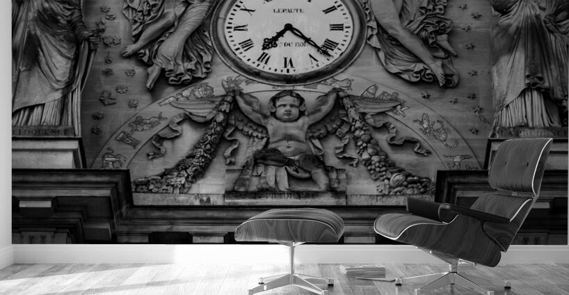 clock atop french senate building  vertical 3460 Wall Murals