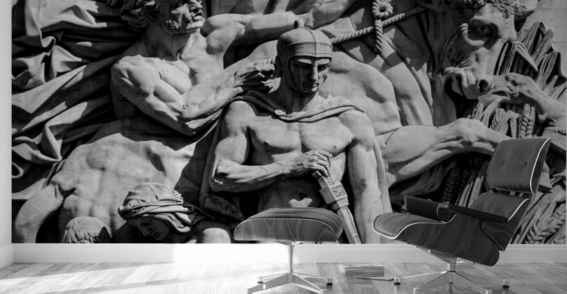 le paix relief on arc de triomphe  horizontal 346 Wall Murals