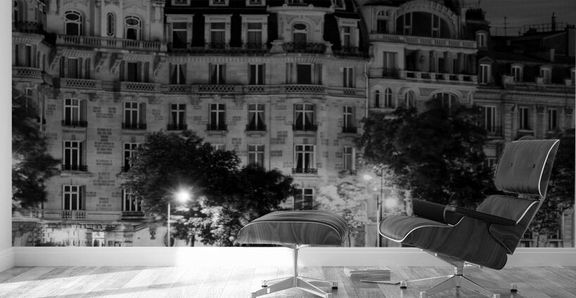 hotel seine at night  vertical 2448 Hotel 13k Wall Murals