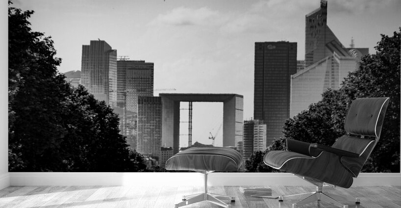 le defense from champs elysees  panoramic 3452 De Wall Murals