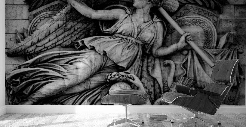 le triomphe relief on arc de triomphe  horizontal Wall Murals