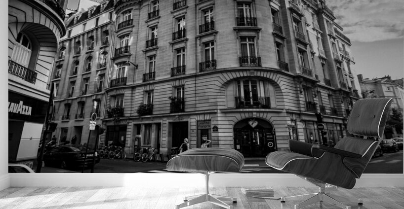 rue vaugirard sixieme arrondissement  panoramic 3 Wall Murals