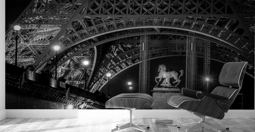 pont d iena bridge base of eiffel tower  horizont Wall Murals