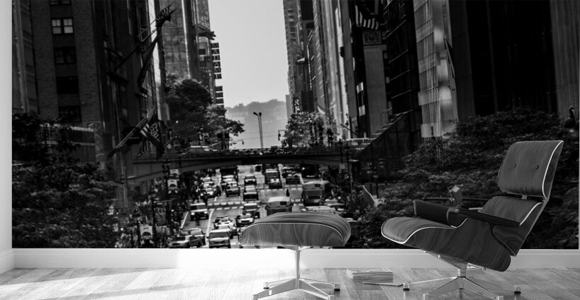 2nd ave at 42nd street  vertical 1496 Second 13k. Wall Murals