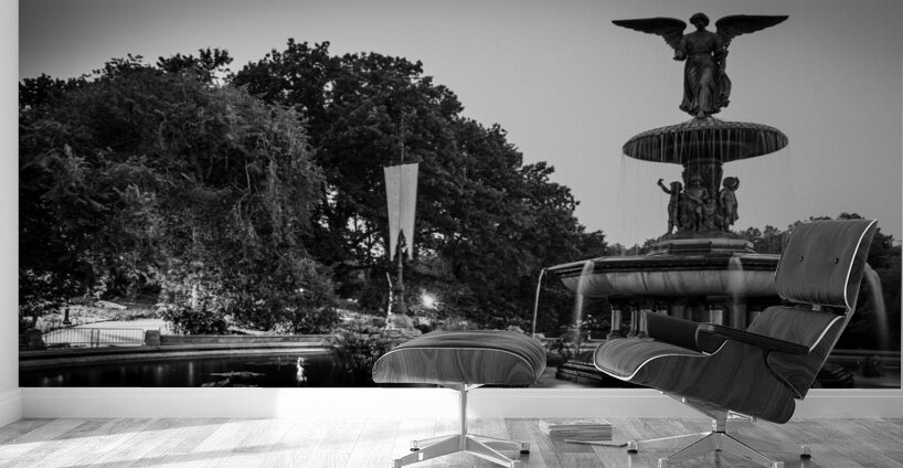 bethesda fountain central park  panoramic 1405 Be Wall Murals