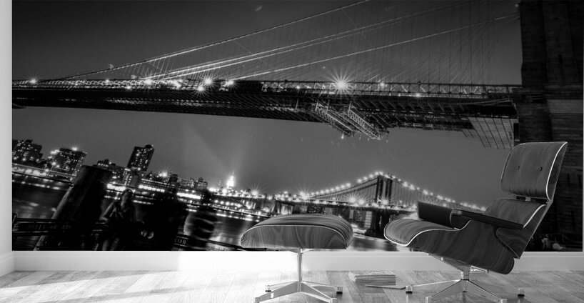 brooklyn bridge manhattan bridge empire state bui 1707995431.8055 Wall Murals