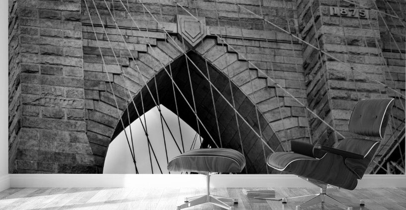 detail brooklyn bridge  square 1497 SeventyFive 1 Wall Murals