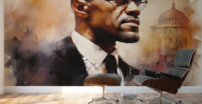 Malcolm X Wall Murals