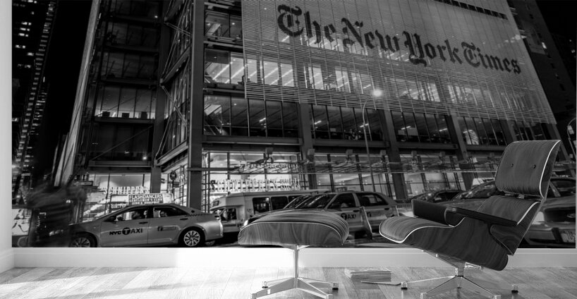 nyc cabs times building  panoramic 1415 Cabs 13k. Wall Murals
