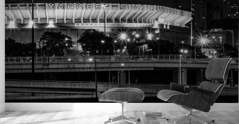 old yankee stadium at night  horizontal 2939 Bomb Wall Murals