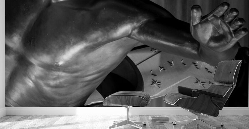 prometheus at night rockafeller center  vertical Wall Murals