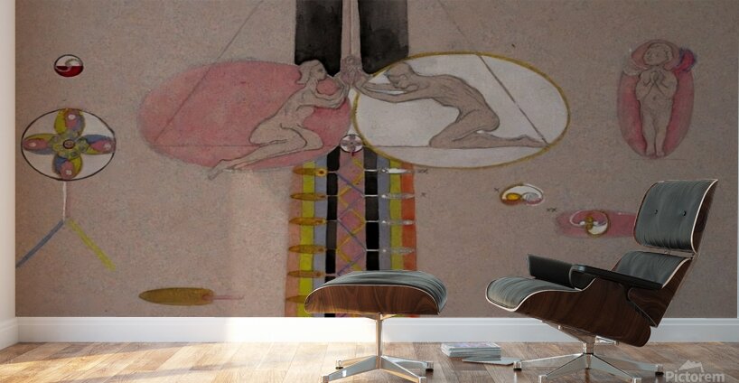 Hilma af Klint - The Tree Of Knowledge No . 7B   Wall Murals