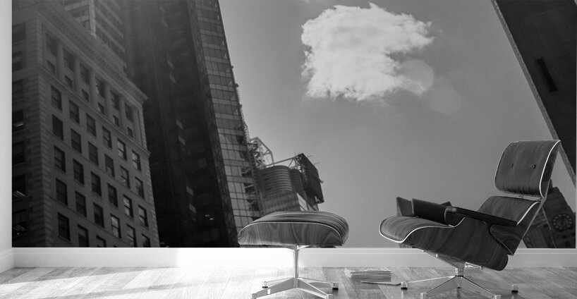 times square morning  vertical 353 Cloud 13k Wall Murals