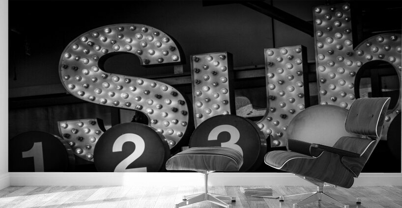 subway sign times square  panoramic 1502 Sub 13k. Wall Murals