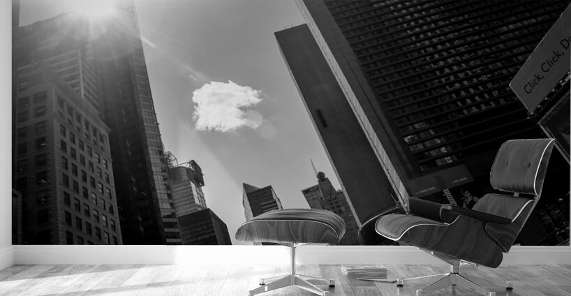 times square morning  horizontal 353 Cloud 13k.jp Wall Murals
