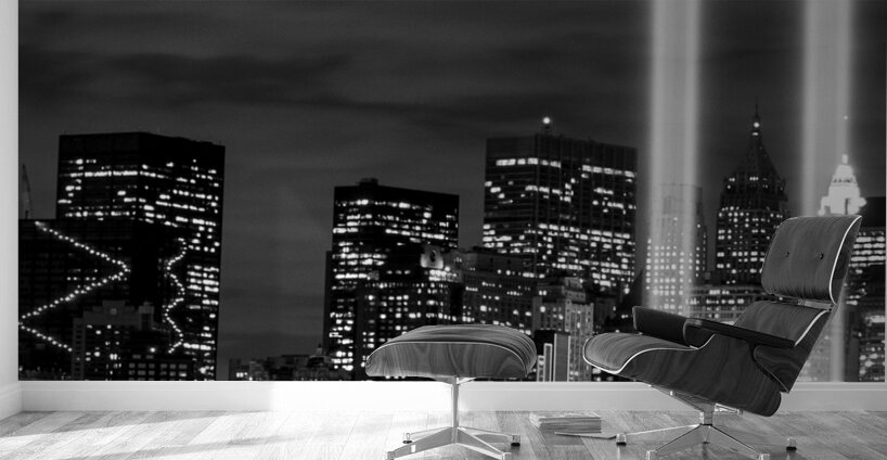 tribute in lights ground zero  vertical 1517 Vall Wall Murals