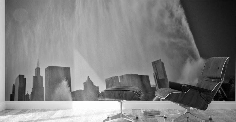 spray from buckingham fountain  square 2032 Spray Wall Murals