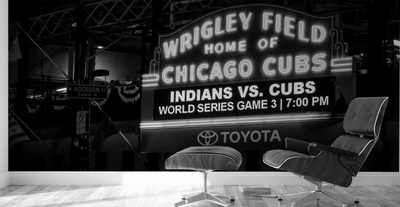 the 2016 world series at wrigley field  horizonta Wall Murals