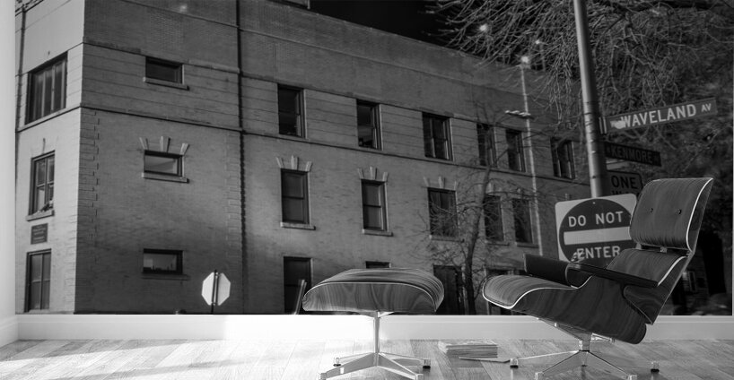 waveland avenue rooftops world series  vertical 3 Wall Murals