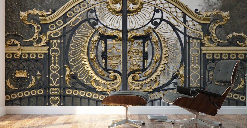 Green park gate Wall Murals