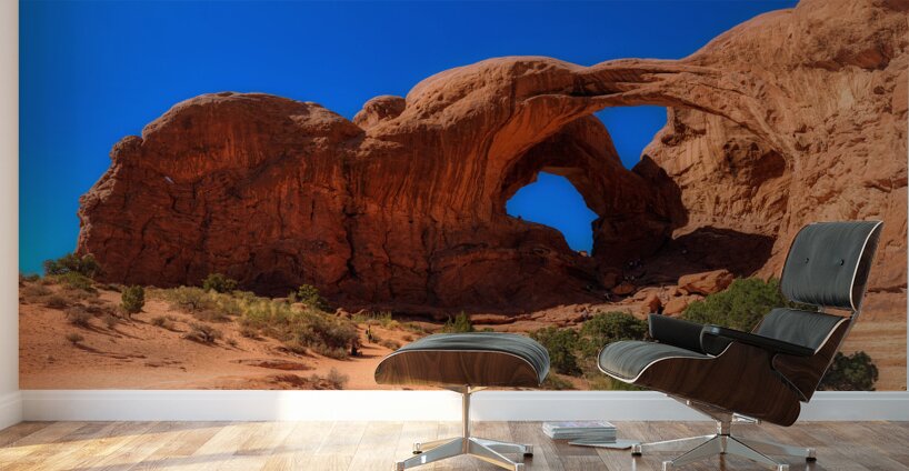 Sublime Marvel: Double Arch Majesty in Arches National Park Wall Murals