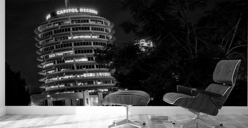 capitol records building yucca vine  square 2617 Wall Murals