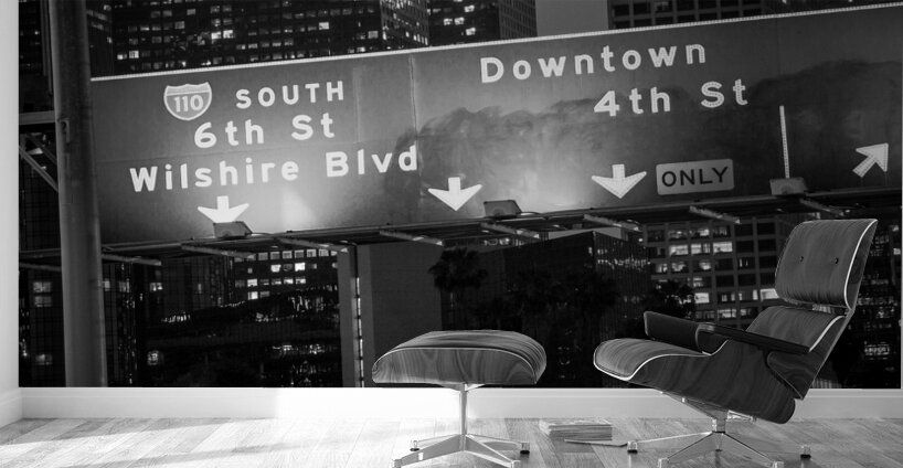 downtown LA and 4th street exit  square 2168 Hast Wall Murals